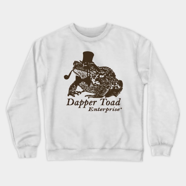 Dapper Toad Enterprise (Classic) Crewneck Sweatshirt by Dapper Toad Enterprise